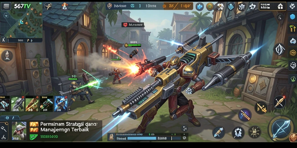 Tampilan gameplay strategis di 567TV yang mendebarkan.
