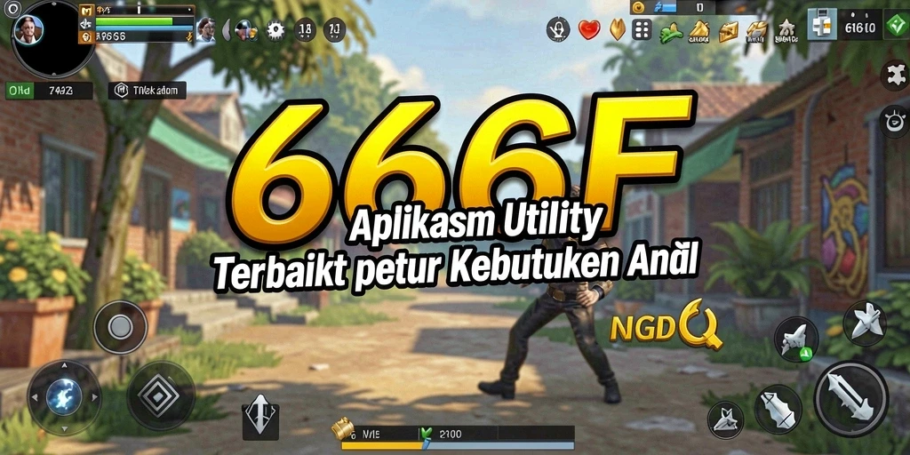 Tampilan aplikasi 666F yang sederhana dan fungsional.