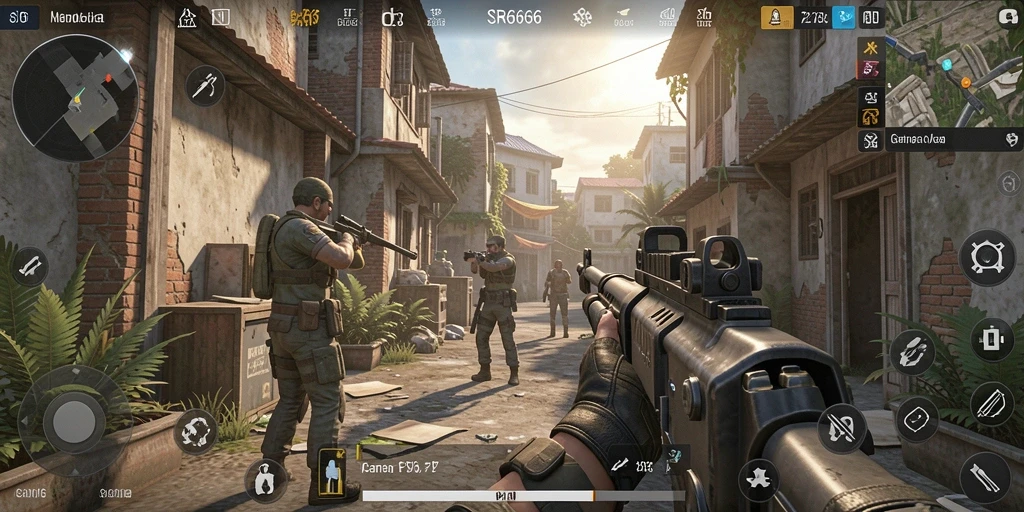 Gameplay intens SR6666 dengan pertempuran yang menegangkan.