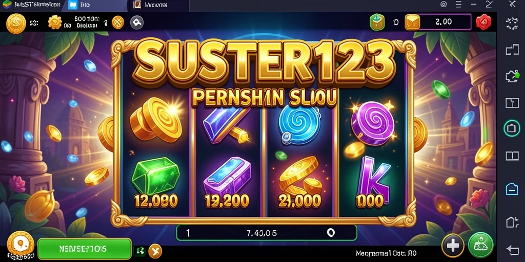 Tampilan gameplay SUSTER123 yang menarik dan penuh warna.