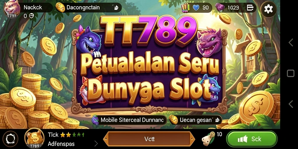 Screenshot utama TT789 menunjukkan gameplay Slot yang seru dan mengasyikkan.